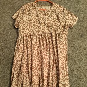 Dress XXL animal print